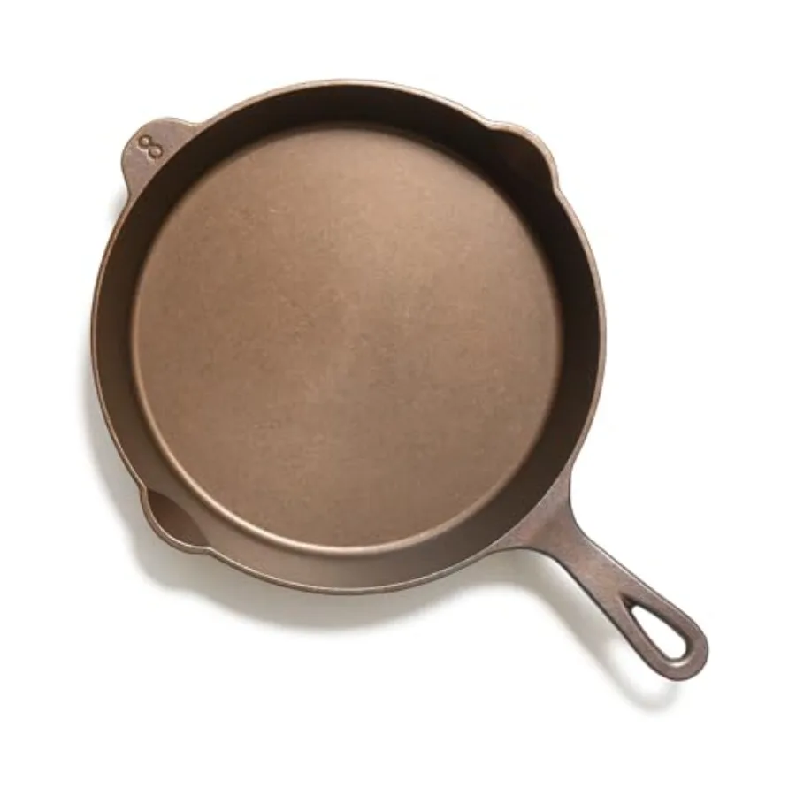 

Lightweight Cast Iron Skillet - 10.5" Pre-Seasoned Frying Pan Made in USA