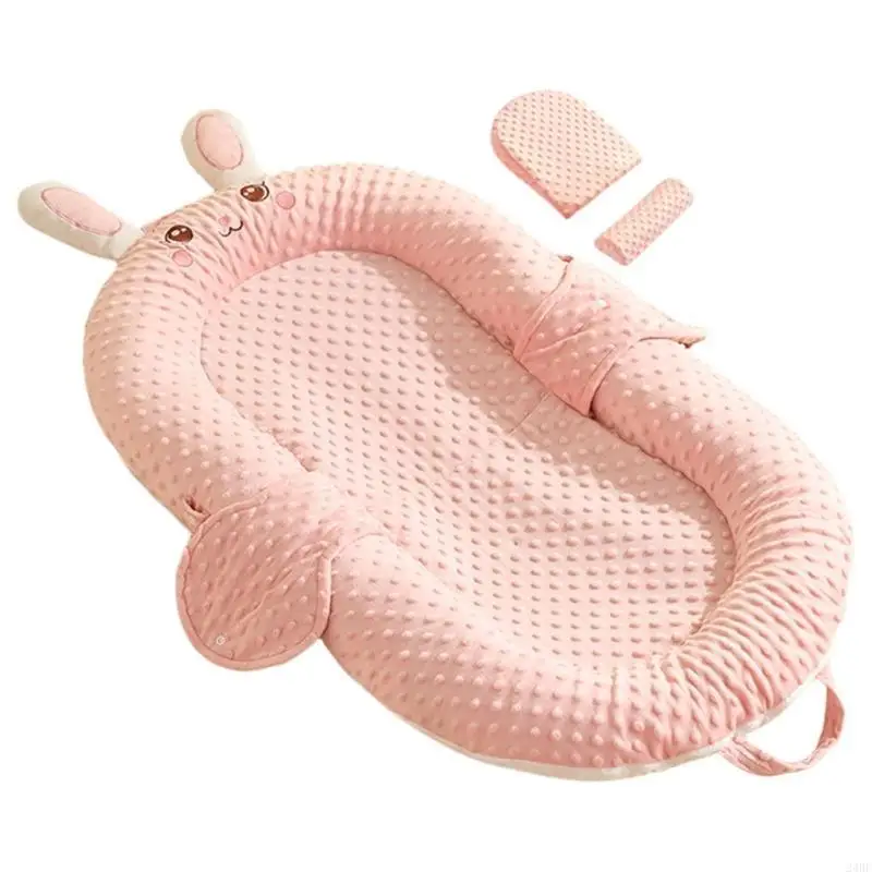 لينة حل النوم لحديثي الولادة السفر عش المتسكع جميل الكرتون الطفل سرير مهدئ في السرير يحاكي الوالدين الحضن 24BE