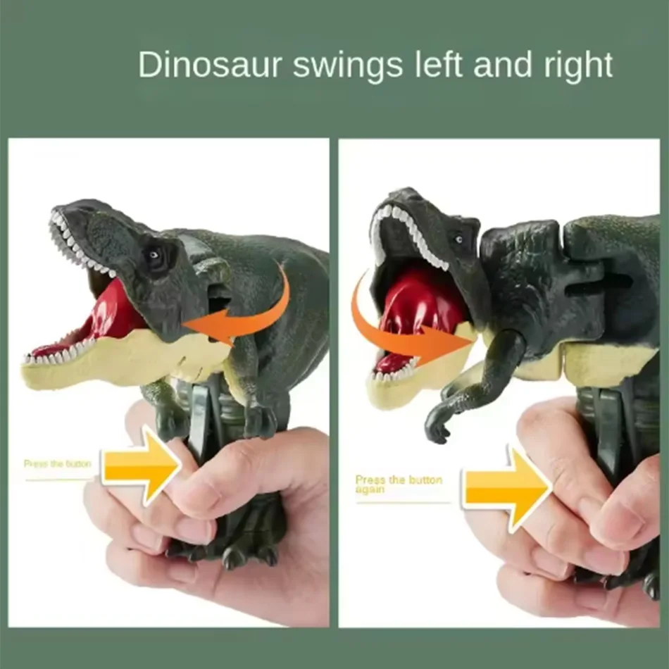Kinder Dekompression Dinosaurier Zazaza Spielzeug Kreative Batterie-freies Teleskop Frühling Schaukel Zappeln Spielzeug Weihnachten Geschenke für Kinder – Detail 9