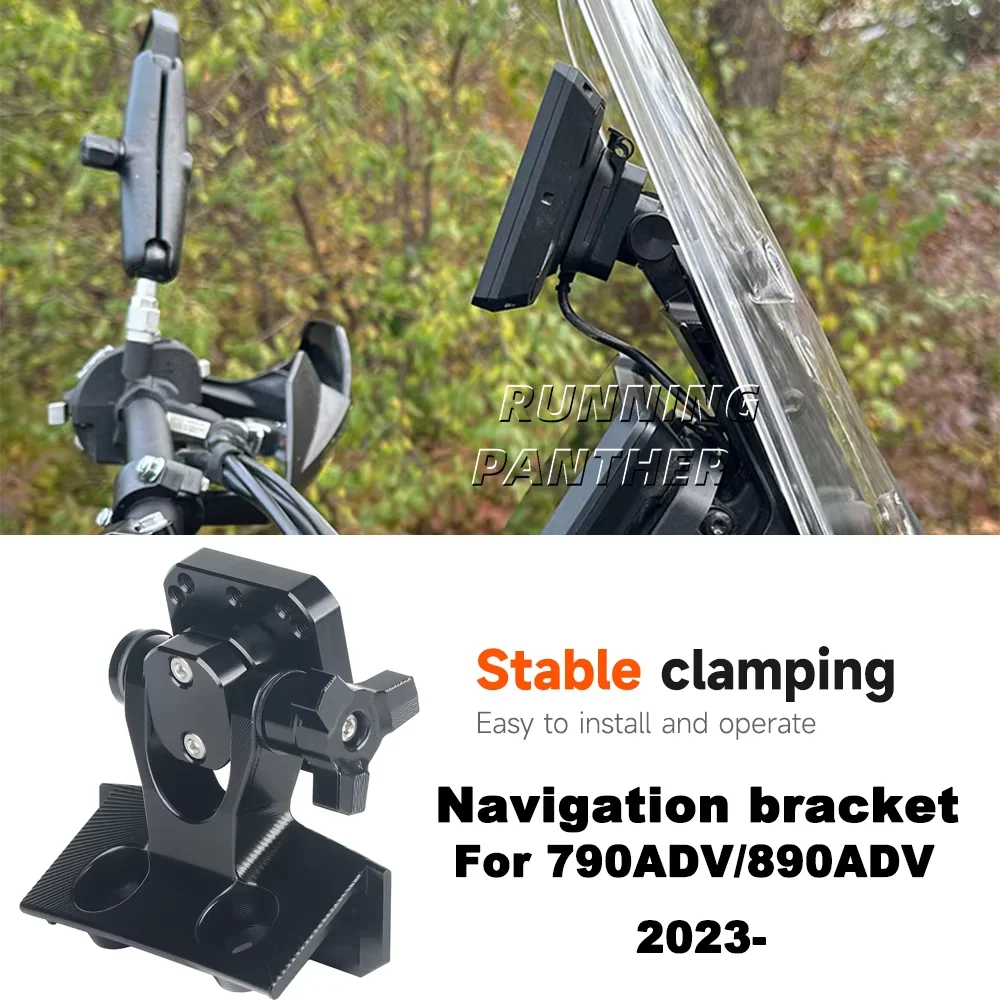 

Motorcycle Navigation Bracket For KTM 790 890 Adventure 2023 2024 Handlebar Stand Holder Smart Phone GPS Mount Accessory