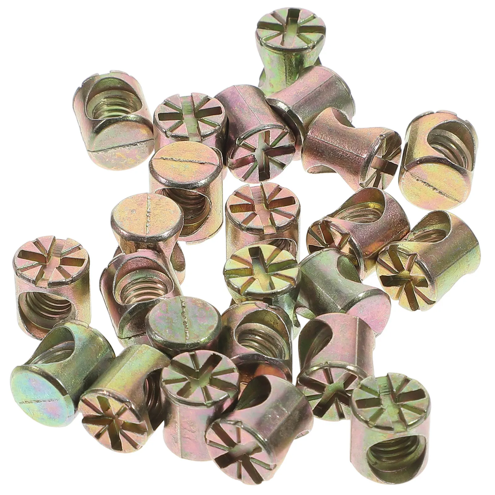 20 Peças Porcas Cilíndricas M6 - Furniture Hardware Barrel Nut avaliação e preço
