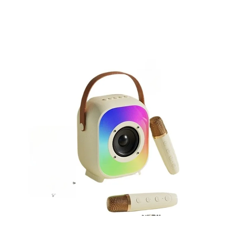 

Microphone stereo integrated microphone wireless k song singing home KTV set home bluetooth smart speaker