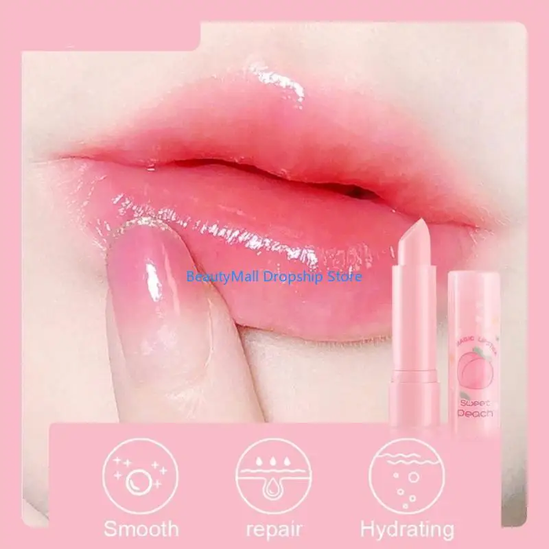 40JD 보습 립밤 컬러 변화 립스틱이 여성 소녀를위한 오래 지속됩니다.