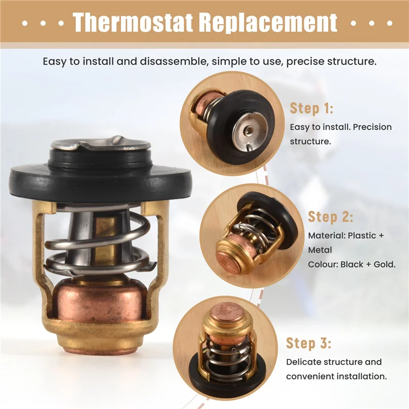 

A96E-50 Degree Outboard Thermostat Replacement For Honda 6 Horsepower To 40 Horsepower 2 Strokes