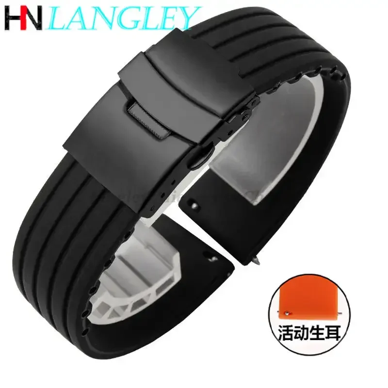 20mm 22mm Quick Release Silicone Watch Bands For Samsung Active 43mm 47mm for Fossil Watch Strap 18mm 24mm Rubber Sport Bands