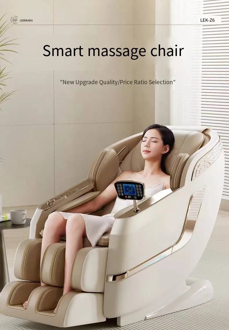2024 Brand New Professional Ergonomic Smart Massage Chair Includes Head and Hand Body Massager
