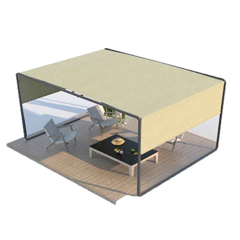 Outdoor Canopy Roof Terrace Garden Garden Canopy Yard Sunshade Rainproof Quadrangular Umbrella Mobile Stall Tent