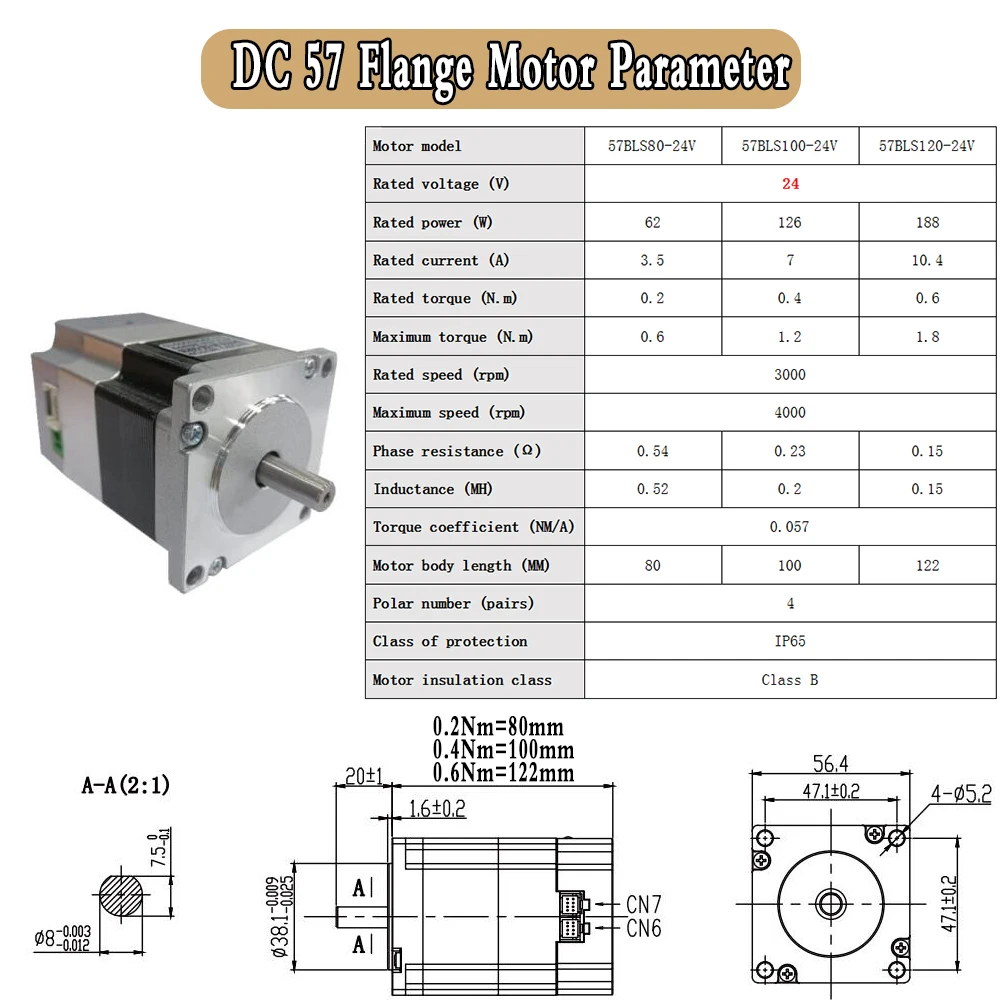 Servomoteur tout-en-un intégré dans l'entraînement, basse tension, moteur 42mm, 57mm, 86mm, 3000 tr/min, 17 bits, impression absolue avec RS485, 24V, 48V, DC