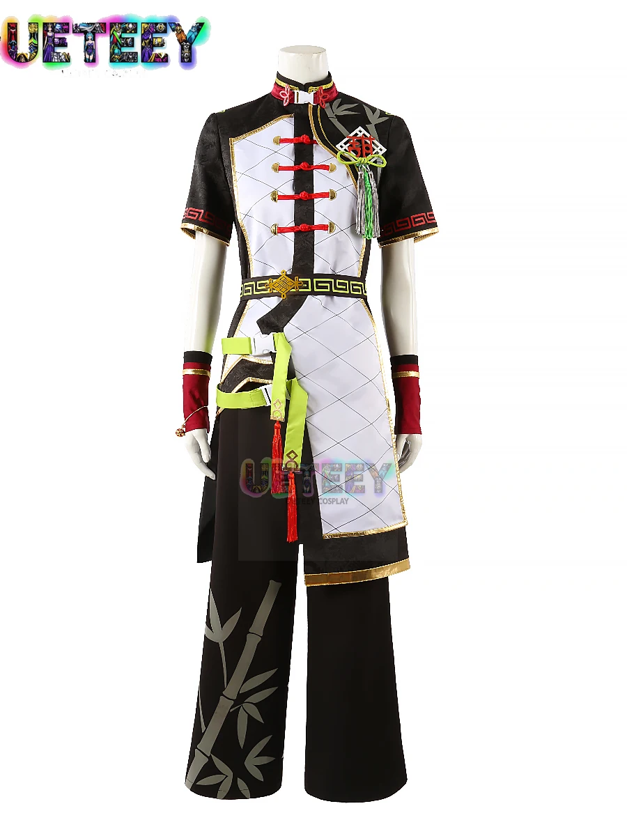 UETEEY COS فرقة نجوم حلوة جائع الباندا شينا نيكي عدن الزي تأثيري حلي هالوين أنيمي مجموعة حجم مخصص #5