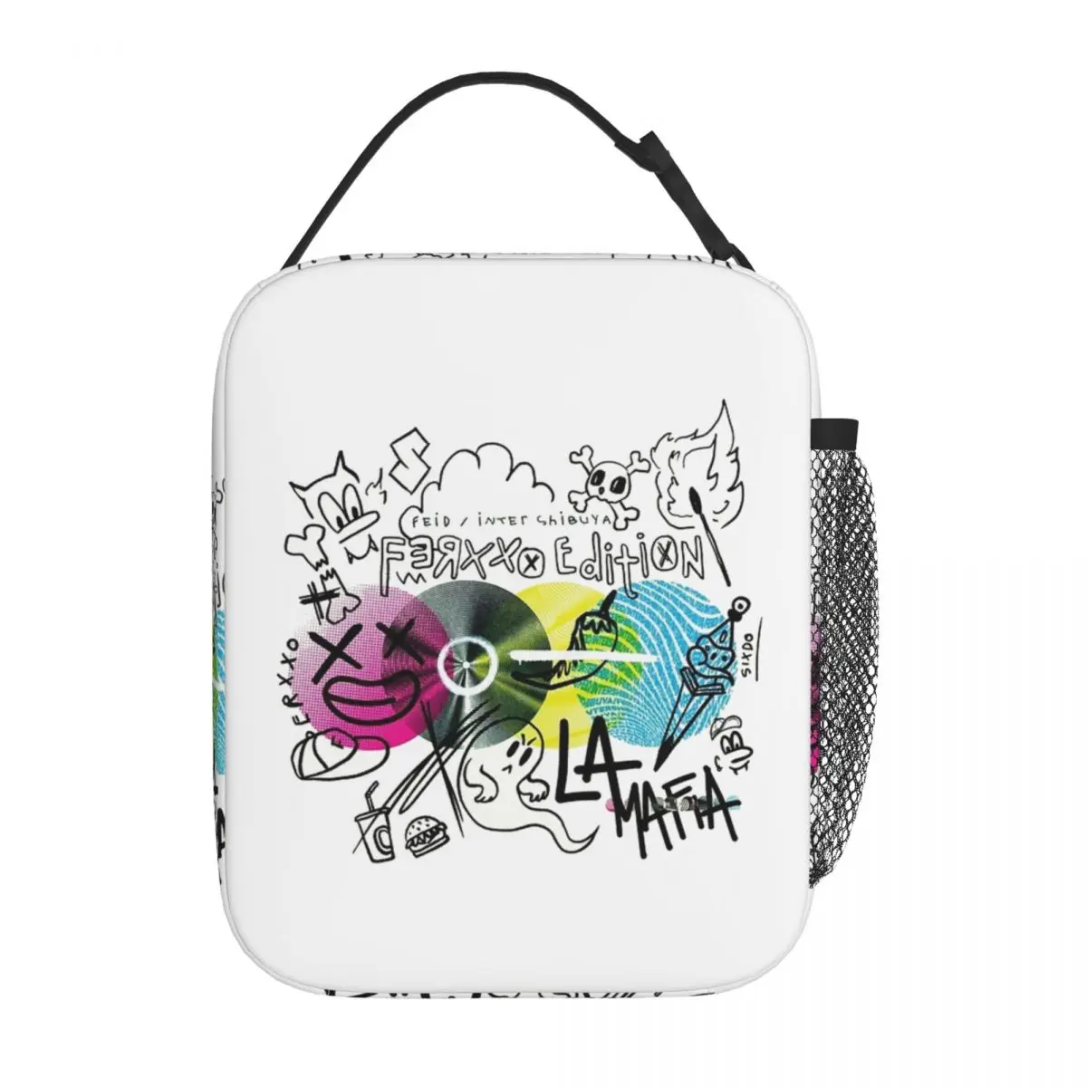 Feid Ferxxo Calipsis 2024 Tour Merch Insulated Lunch Bags For Picnic FerxxoCalipsis Storage Food Boxes Thermal Lunch Box