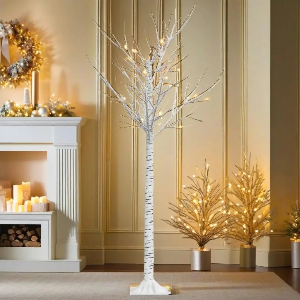 

5ft Christmas Tree with 156 Warm White LEDs - Indoor & Outdoor Decor