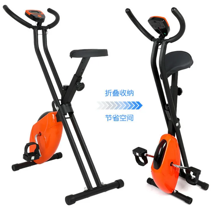 Exercise Bike Home Spinning Bike Mini Women's Weight Loss Bike Magnetic Control Indoor Small Folding Women's Athlete