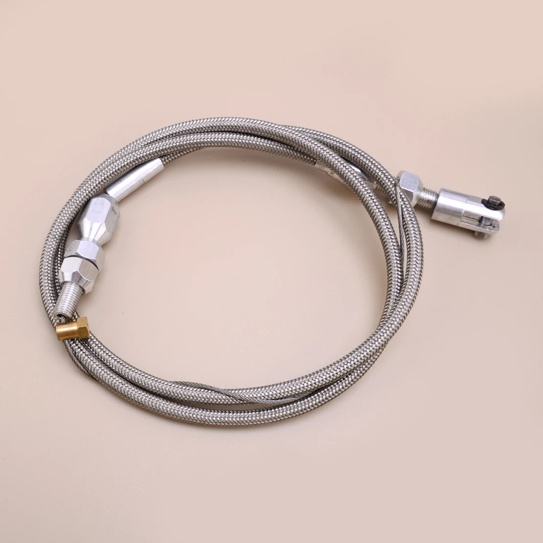 NEW 36" Adjustable Car Throttle Accelerator Cable Stainless Steel Braided Style Universal