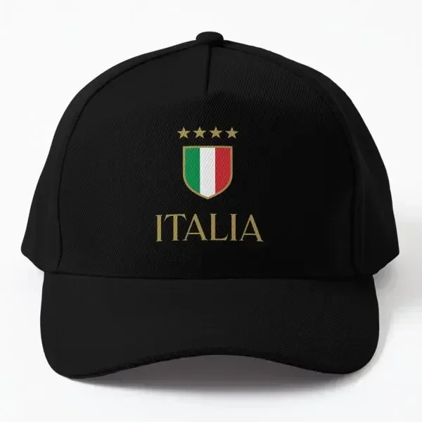 

Italia Gold B Baseball Cap Hat Sport Fish Solid Color Boys Spring Czapka Mens Snapback Black Casual Hip Hop Outdoor Sun Women