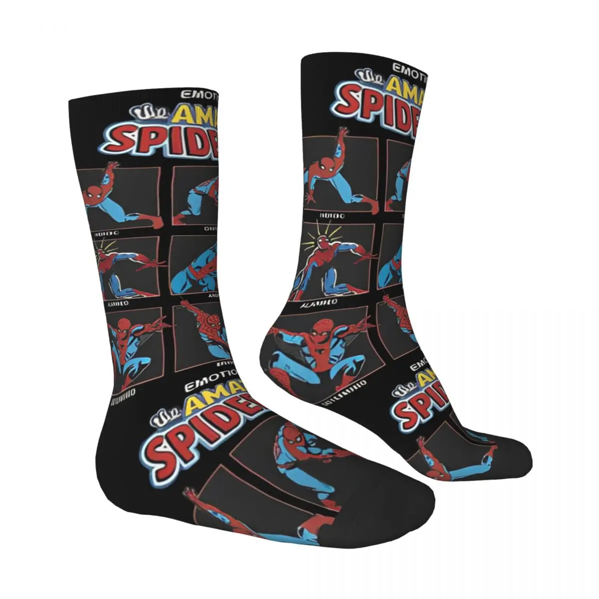 Spider-man Spiderman Socks Fashion Stockings Men Soft Climbing Socks Autumn Graphic Anti Sweat Socks