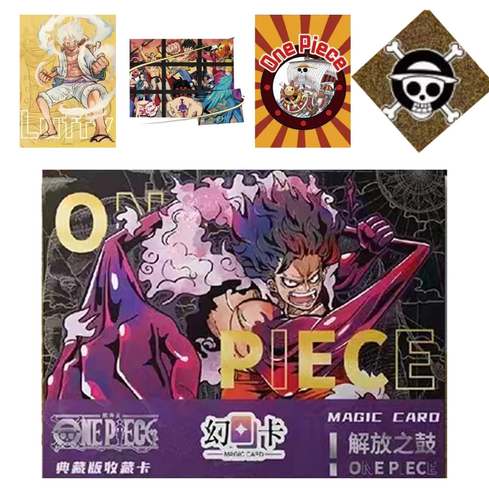 

Wholesale New One Piece Card Luffy Quality Cards Character Collections Card TCG CCG Game Collections Cards Children's Toys Gifts