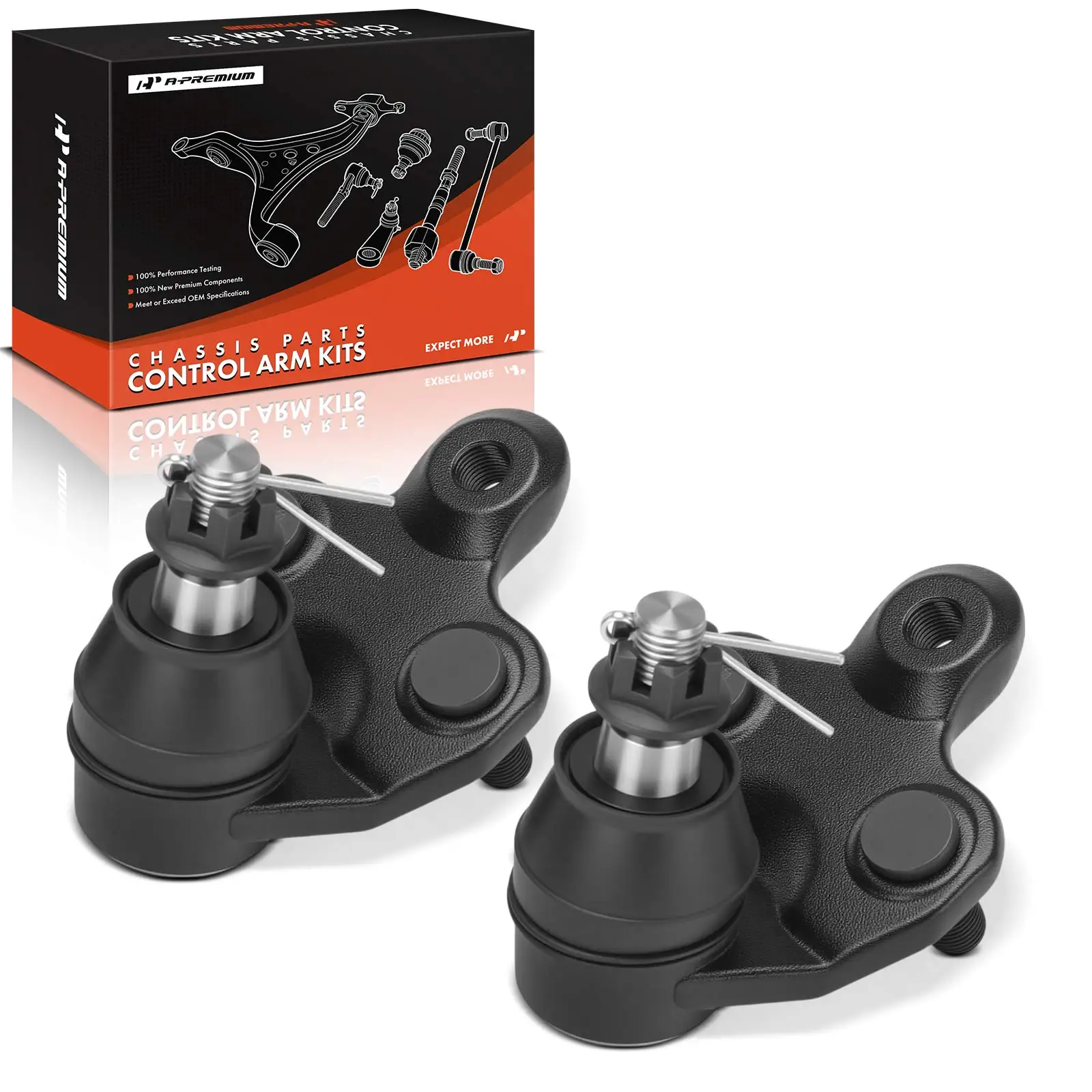 A-Premium 2x Front Lower Ball Joint Kit for Toyota Matrix 2009-2013 Pontiac Vibe 2009-2010