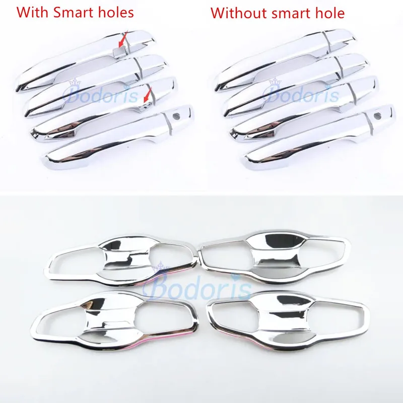 

Для Honda CRV CR-V CR V 2017 2018 2019, крышка дверной ручки, вставка, чаша, наклейка, отделка, внешние детали, хромированные аксессуары для стайлинга автомобиля