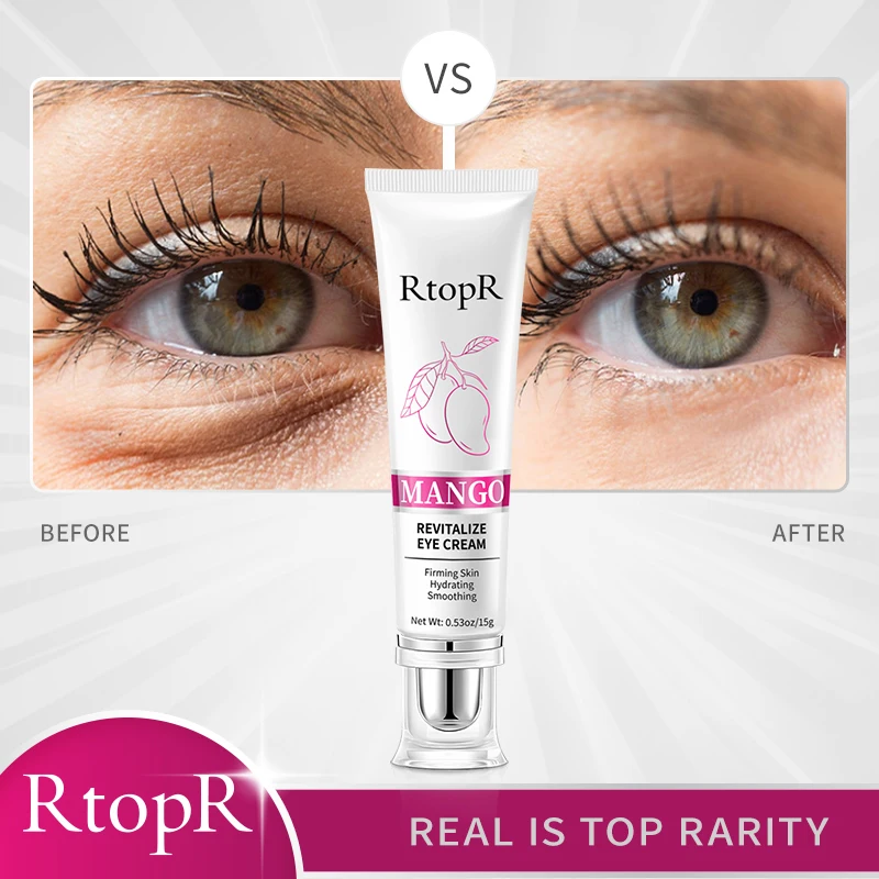 

Крем для глаз RtopR манго против морщин увлажняющий против старения удаление темных кругов Уход за глазами против отечности и мешков увлажняющий крем