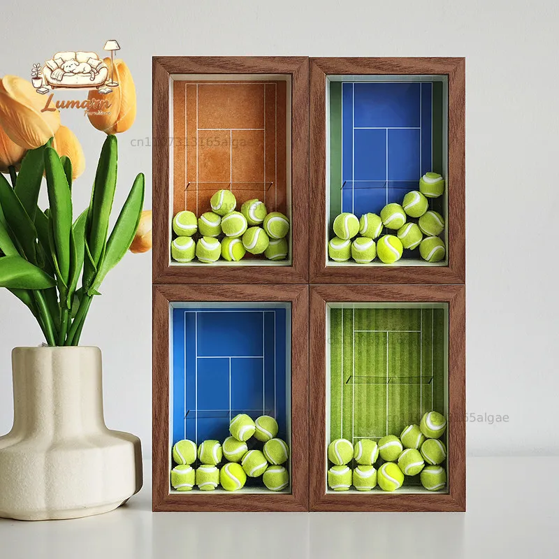 Tennis handicrafts photo frame ornaments tennis venue decoration Wimbledon French Open US Open tennis peripheral Grand Sla