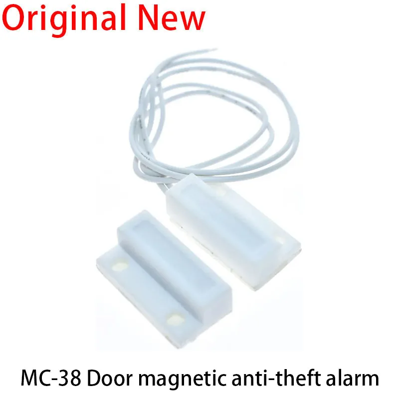 MC-38 MC38 Wired Door Window Sensor 30mm Wire Lengthen Randomly Magnetic Switch Home Alarm System for arduino