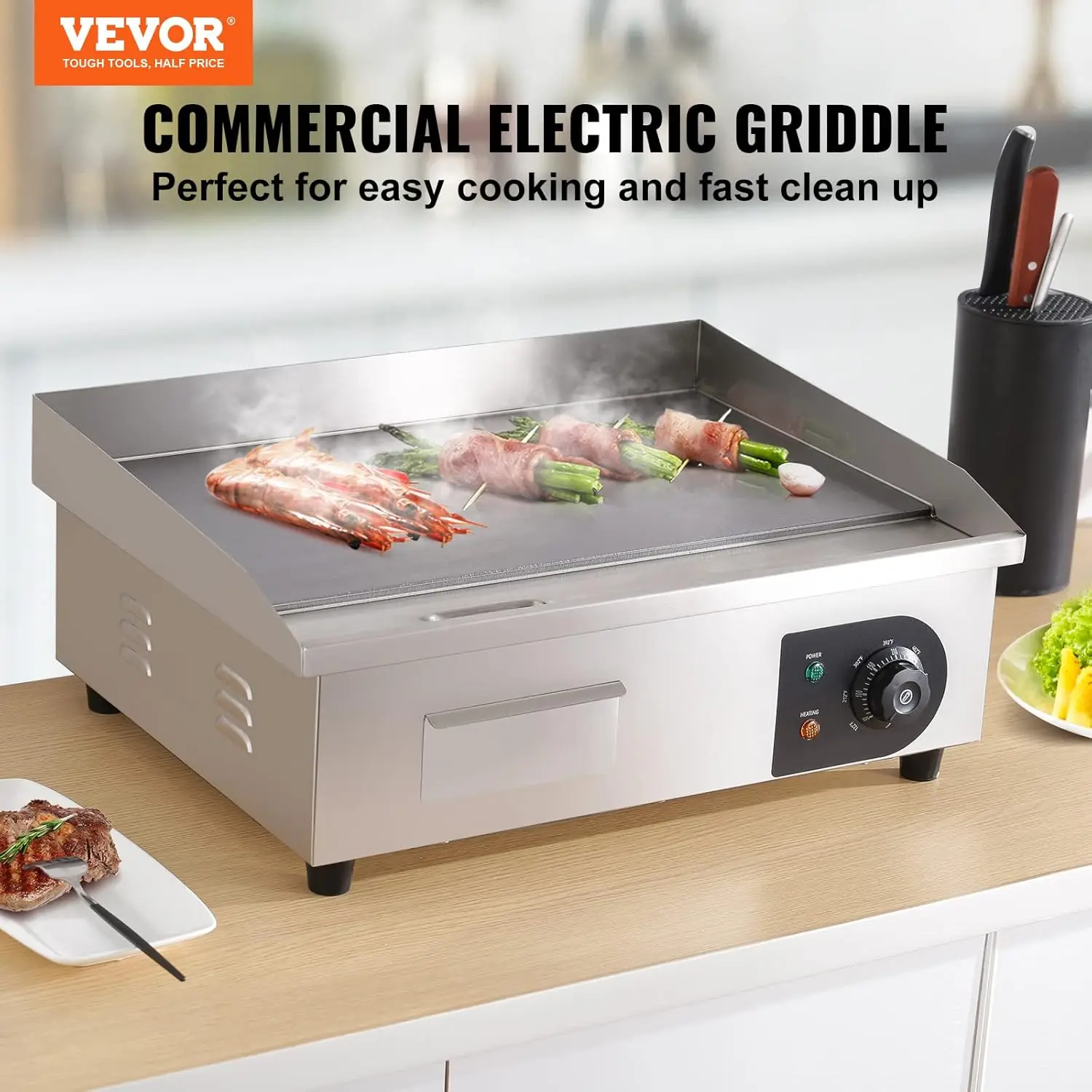 Commercial Electric Griddle, 22