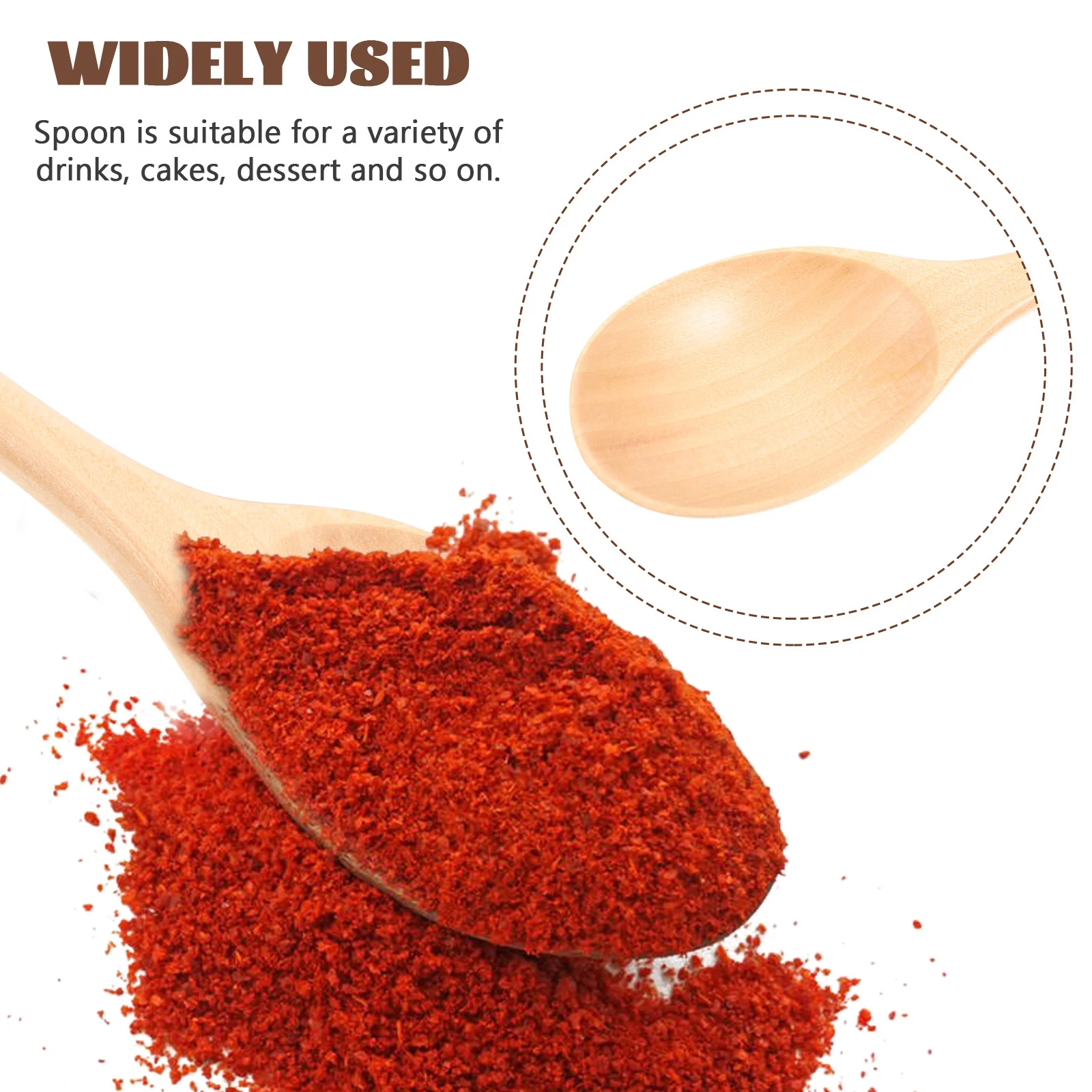 

2Pcs Wood Spoons Long Handle Ice Tea Mixing Spoons Exquisite Polishing No Burrs Safe Touch New Dining Experience