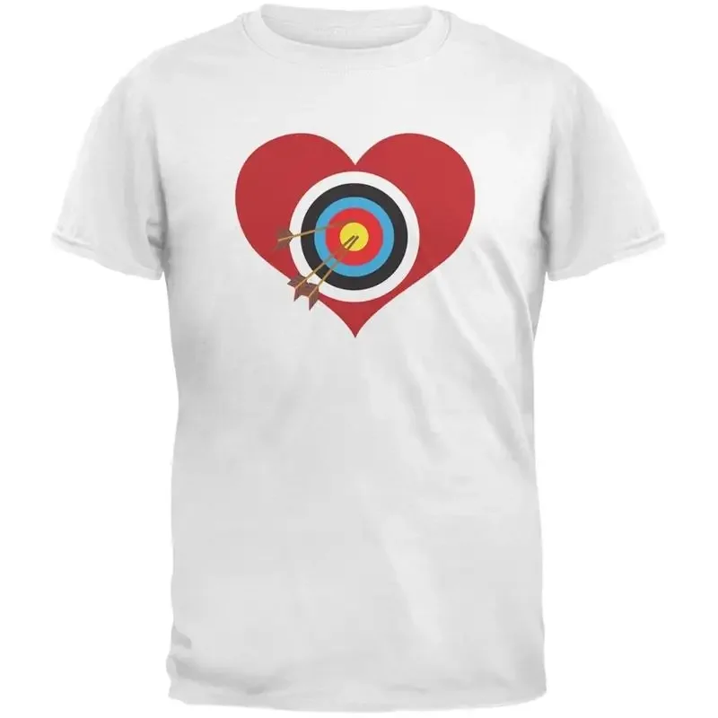 Cupid Target White Adult T Shirt