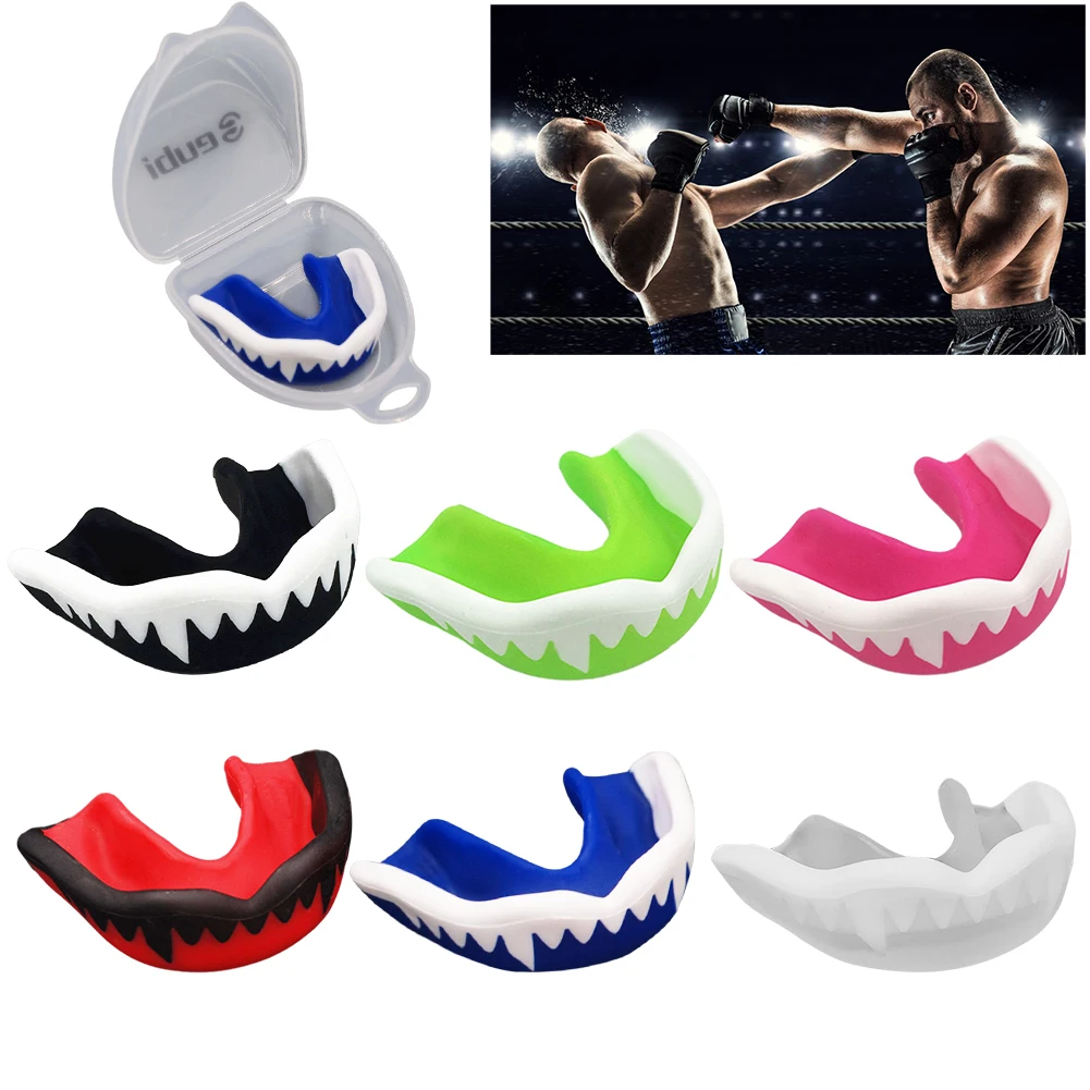 Professional Fighting Training Teeth Protector Kids Adults Sport Mouth Guard Basketball Mma Boxing Karate Mouthguard Tooth Brace