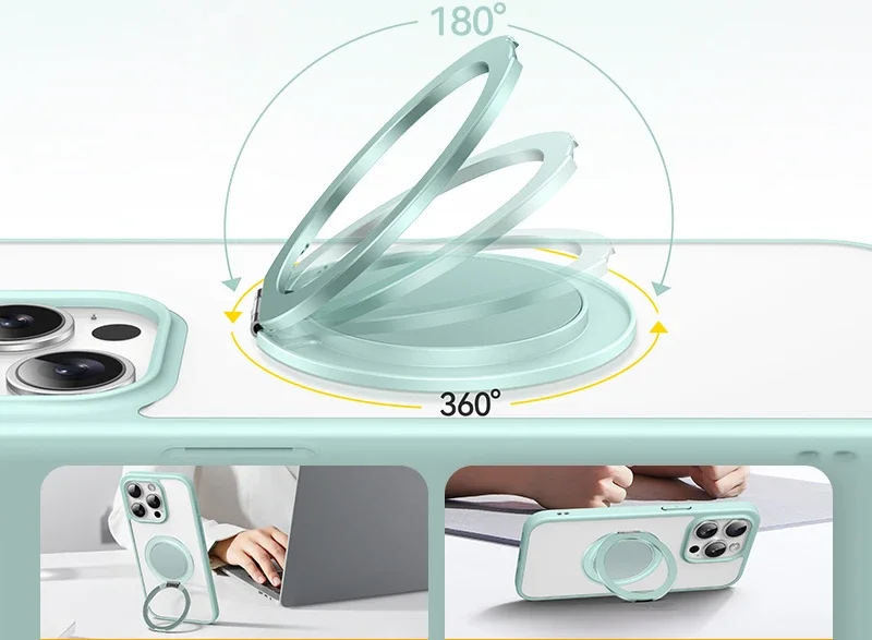 

2024 new phone buckle ring phone case back adhesive 360 degree rotating desktop support ring buckle invisible ultra-thin
