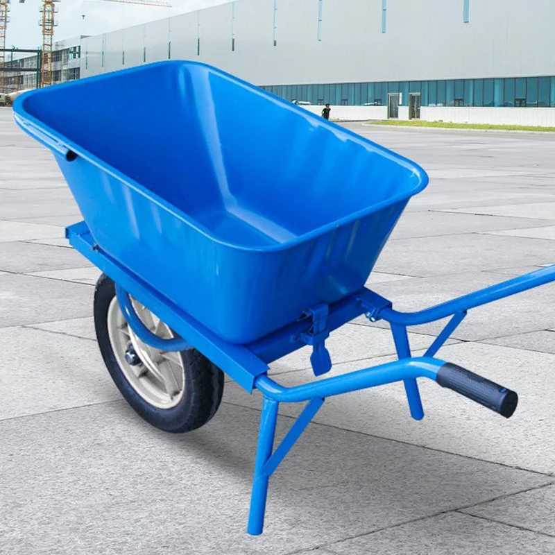 

Construction Site Two-wheeled Dump Truck Farm Garden Soil Fertiliser Transporting and Carrying Trucks Wheelbarrows