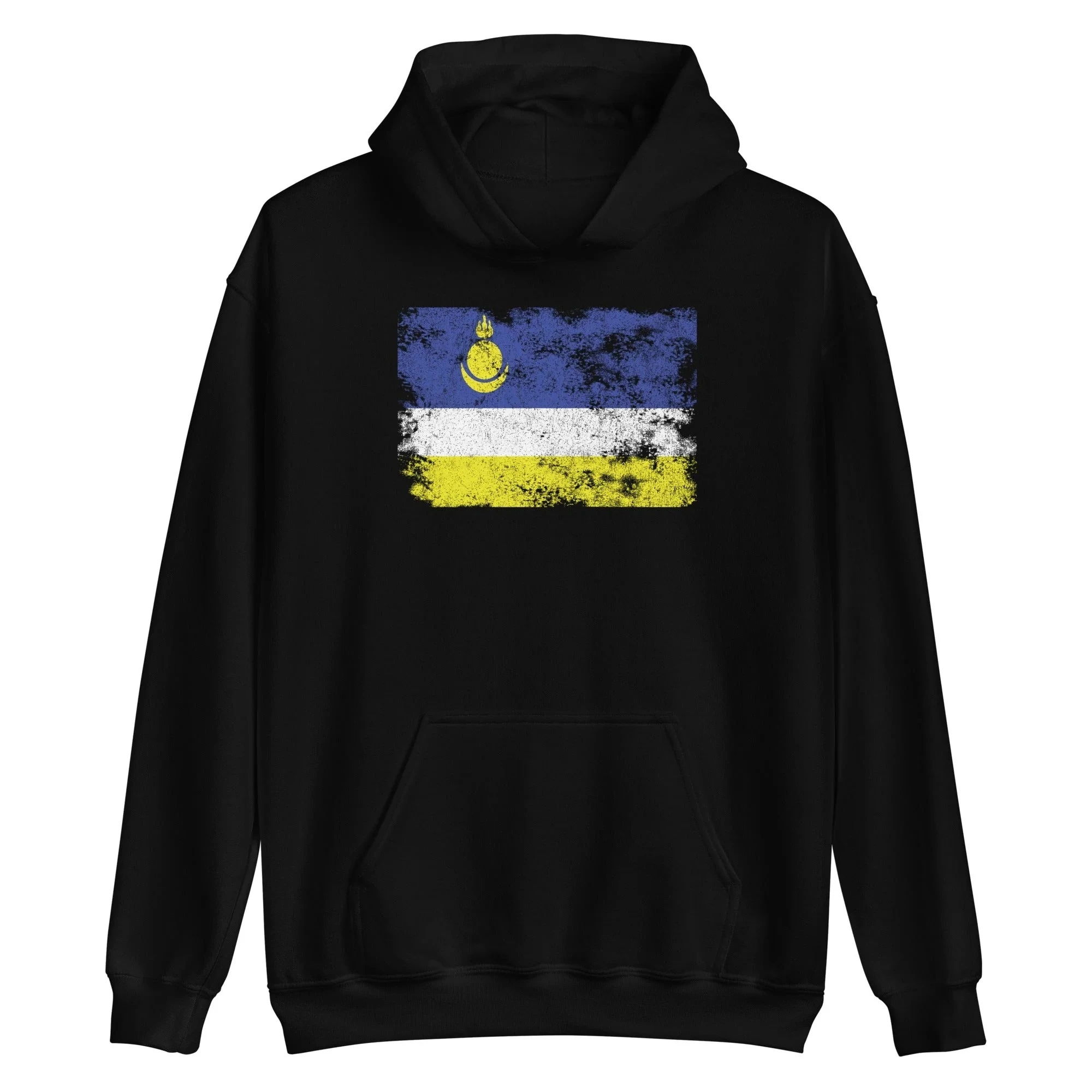 

Buryatia Flag Hoodie Men's and Women's Long Sleeve Sweatshirt Pullover Retro Hip Hop Streetwear Sportswear Y2k Tops Men Clothing