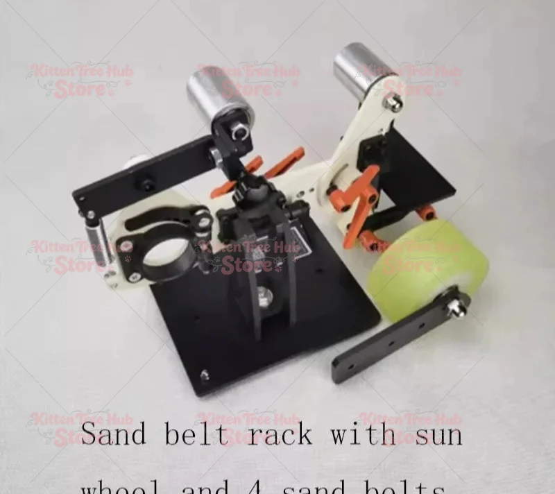 730x50MM belt sanding frame heavy-duty sanding machine adapter angle grinder desktop sharpening machine modified V-shaped sharpe