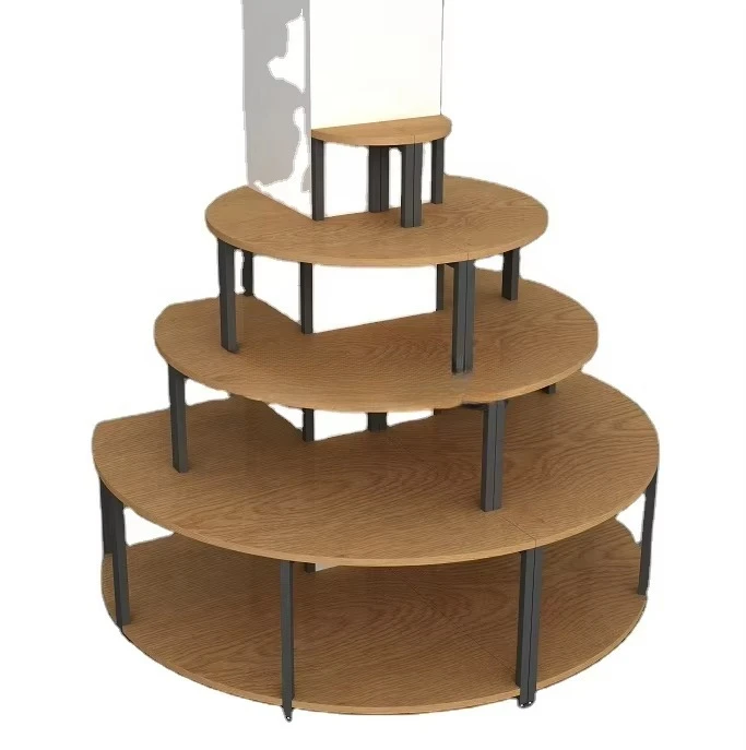 Outer corner rack pilaster unit supermarket shelf gondola display