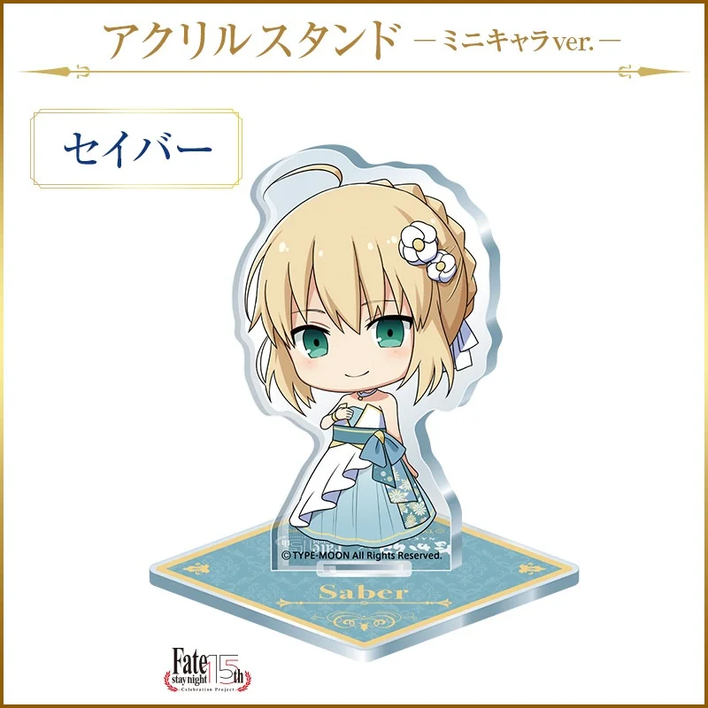 Anime Fate/StaY Night FGO Mini Acrylic Stand Character Standing Model Desktop Decoration Collection Gifts 10cm