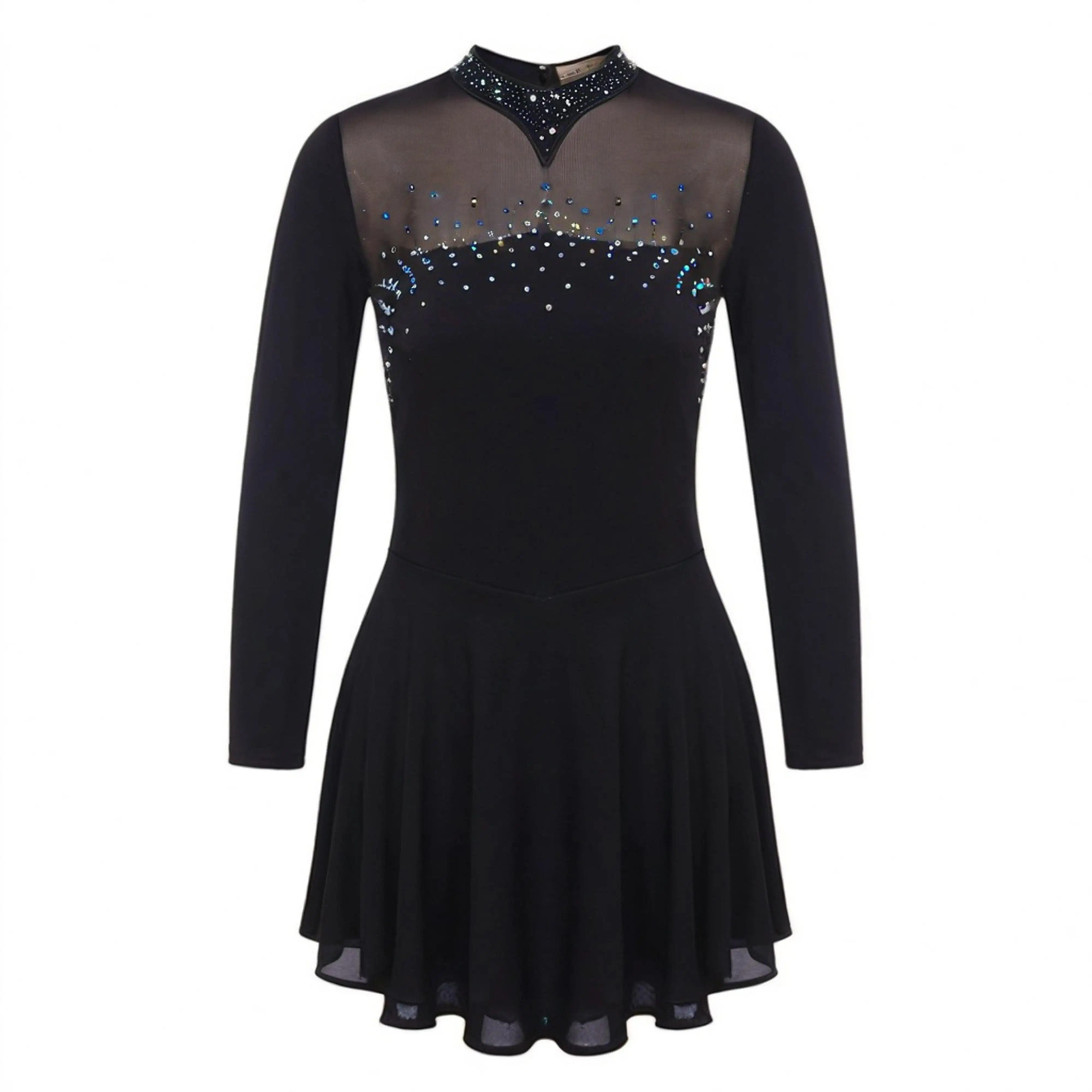 

Детское балетное платье-пачка для танцев, детская фатиновая балетная танцевальная одежда для девочек, платье, купальник с блестящими стразами, танцевальная одежда для балерины