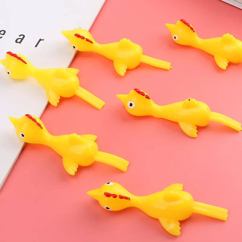 10Pcs Creative Catapult Launch Turkey Toys for Kids Birthday Party Favors Girl Boy Classroom Rewards Bag Pinata Fillers Gift