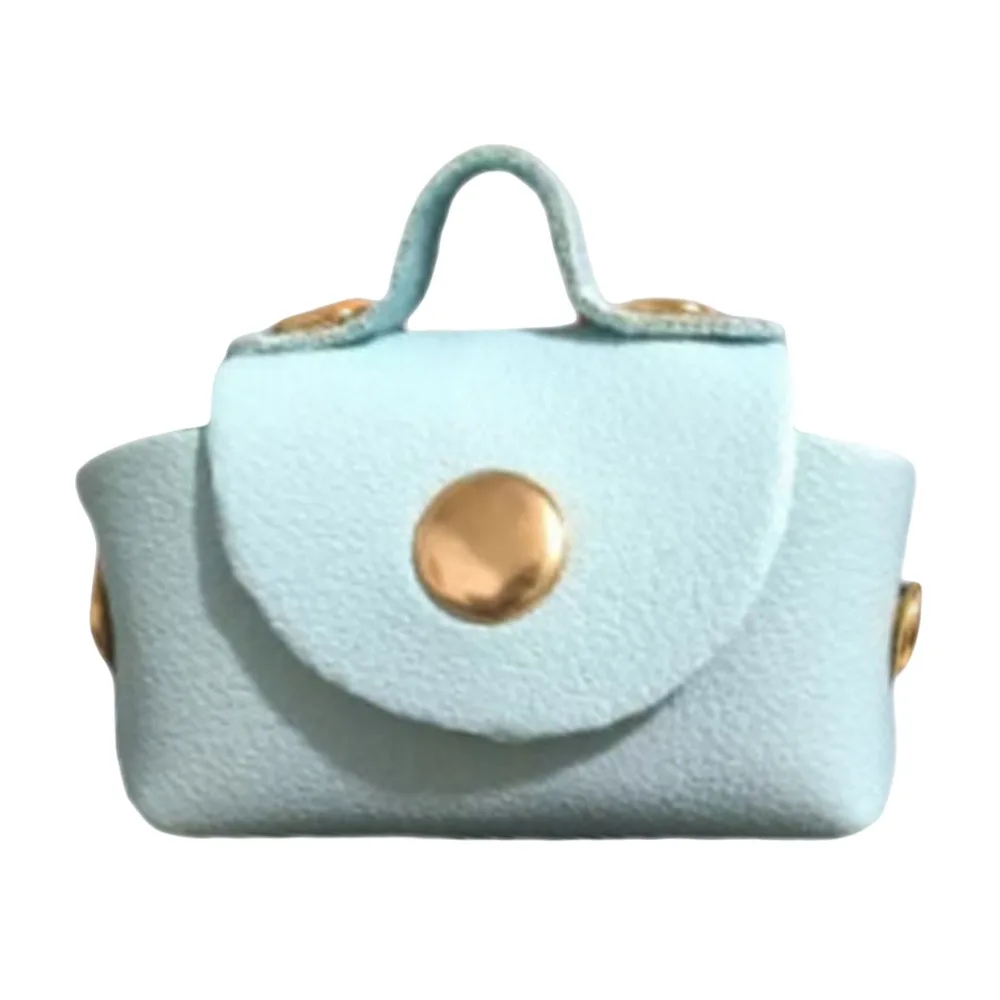 Fashion PU Leather Coin Purse Decorative DIY Mini Storage Bag Multi-function Small Gift Personal Storage