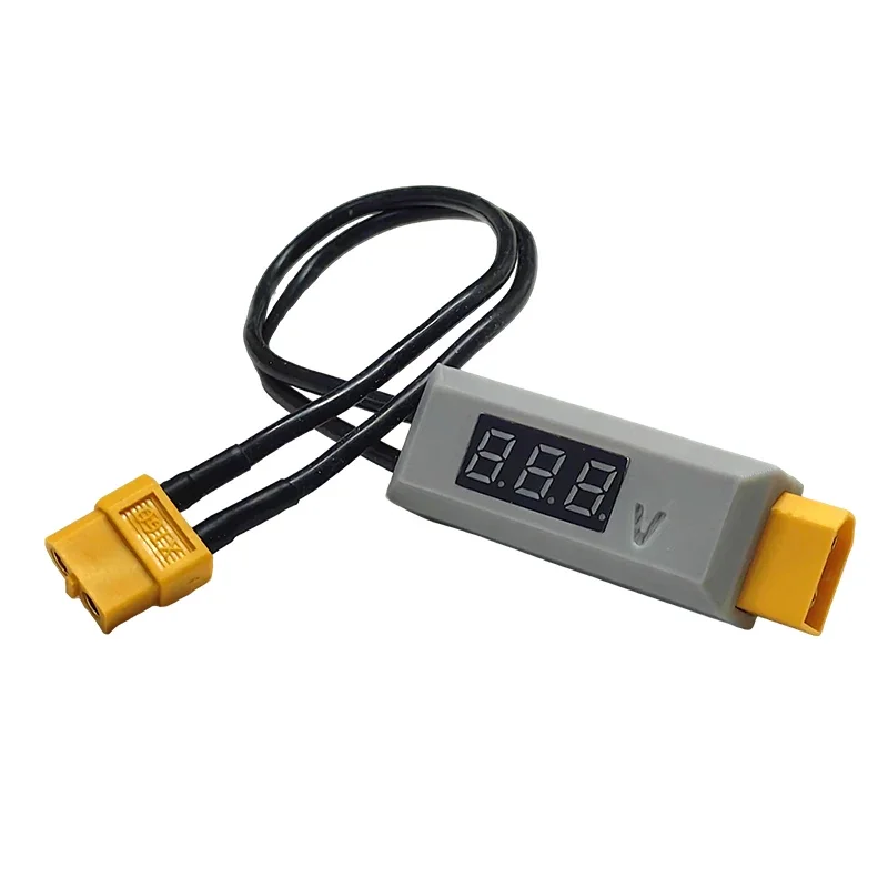 1PCS RC Model Battery Voltage Monitor 0V-40V Voltage Measurement Range Operating within 30A w XT60 Female Plug Connection Cable