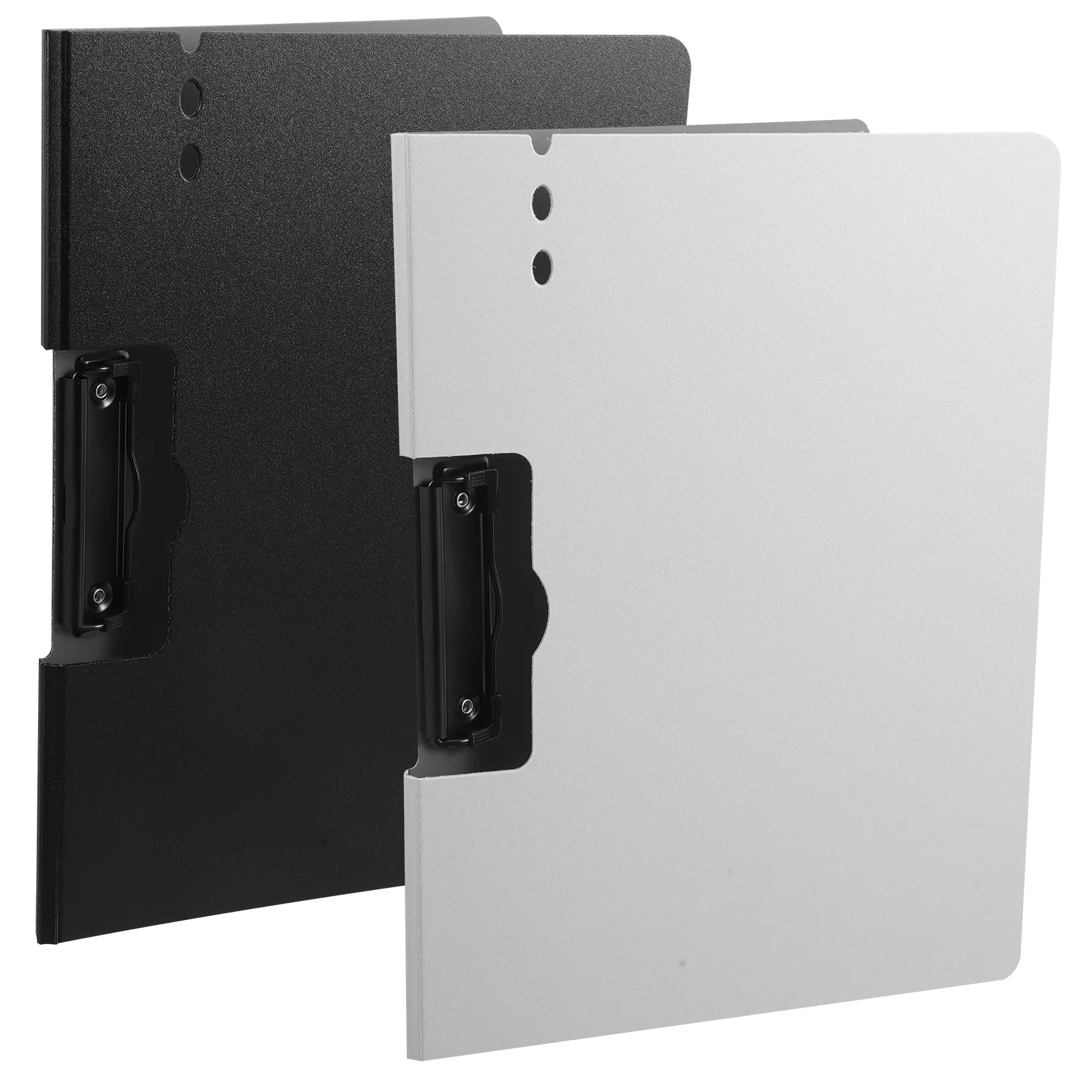 

2pcs A4 Document File Organizer Metal Side Clip Lightweight Waterproof Dustproof For Office School Work Storage Meeting