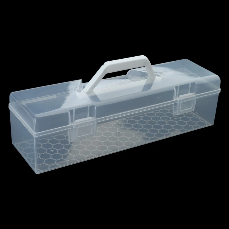 Storage Container Plastic Storage Case for Tools and Art Supplies Hand Tools and Accessories Clear Lid and Top Handle Dropsale