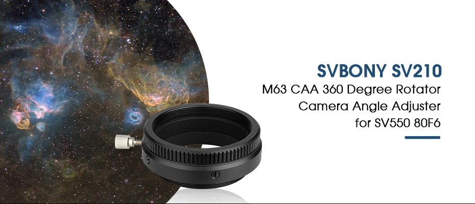 SVBONY SV210 M63 CAA 360 ° Rotator-Kamera-Winkeleinsteller für SV550 80F6, visuelle Drehung – Detail 1