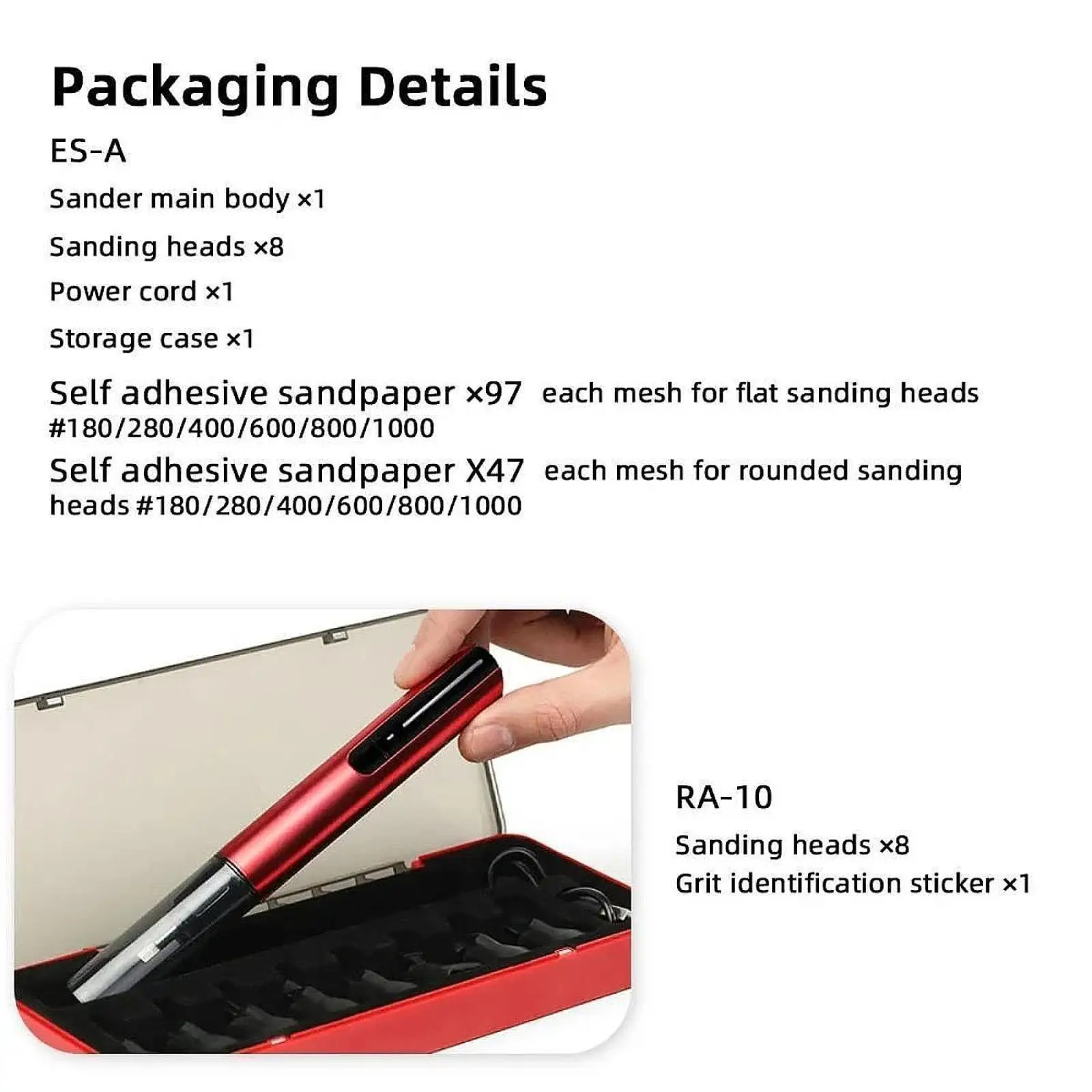 Mini Reciprocating Sander Set Professional Grinding Electric Sanding Pen