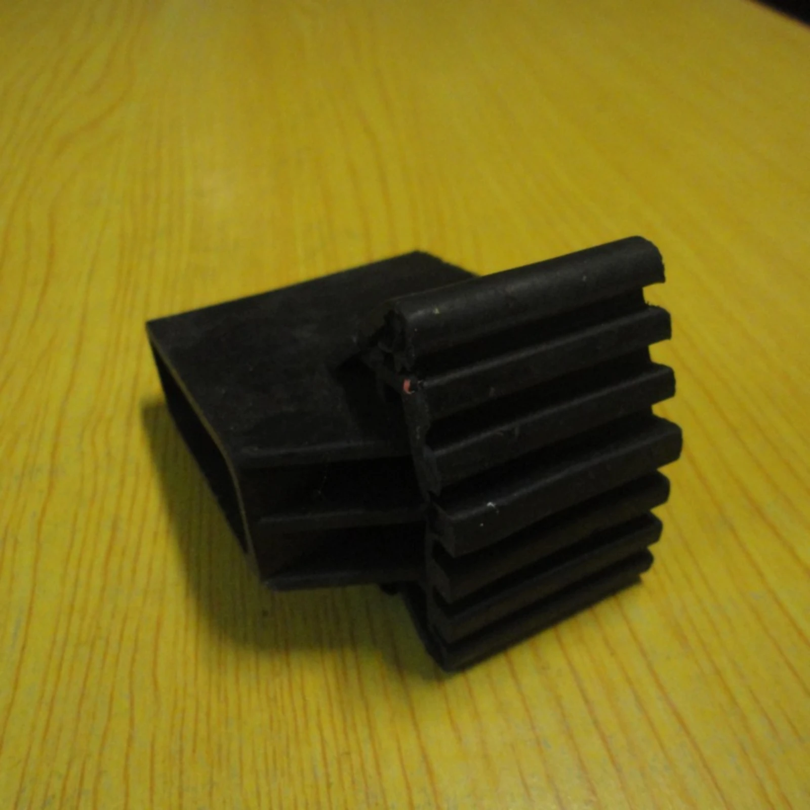 Ladder Foot Cap Ribbed Square Tube Foot Cap Hardware Hollow Socket Non-Slip