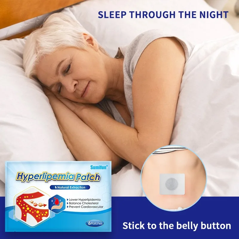 

Пластырь для гиперлипимии, плоский пластырь для ухода за жиром, естественная экстракция, нижний гиперлипидемический баланс, холестерин, предотвращение сердечно-сосудистой системы