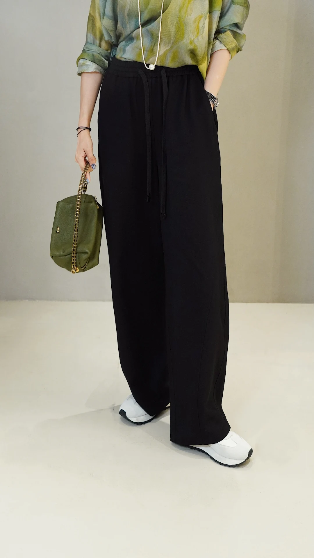 

Limited Edition Fre Air High-End Linen Series Simple Drape Thin Casual Pants Women Summer Cotton 00% Casual Pants