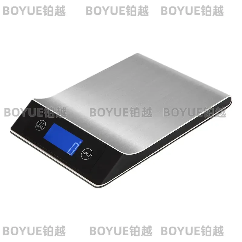 Custom Stainless Steel Kitchen Scale 15kg Digital Electronic Parcel Weighing Table Top Food Postage Balance for Home Cooking