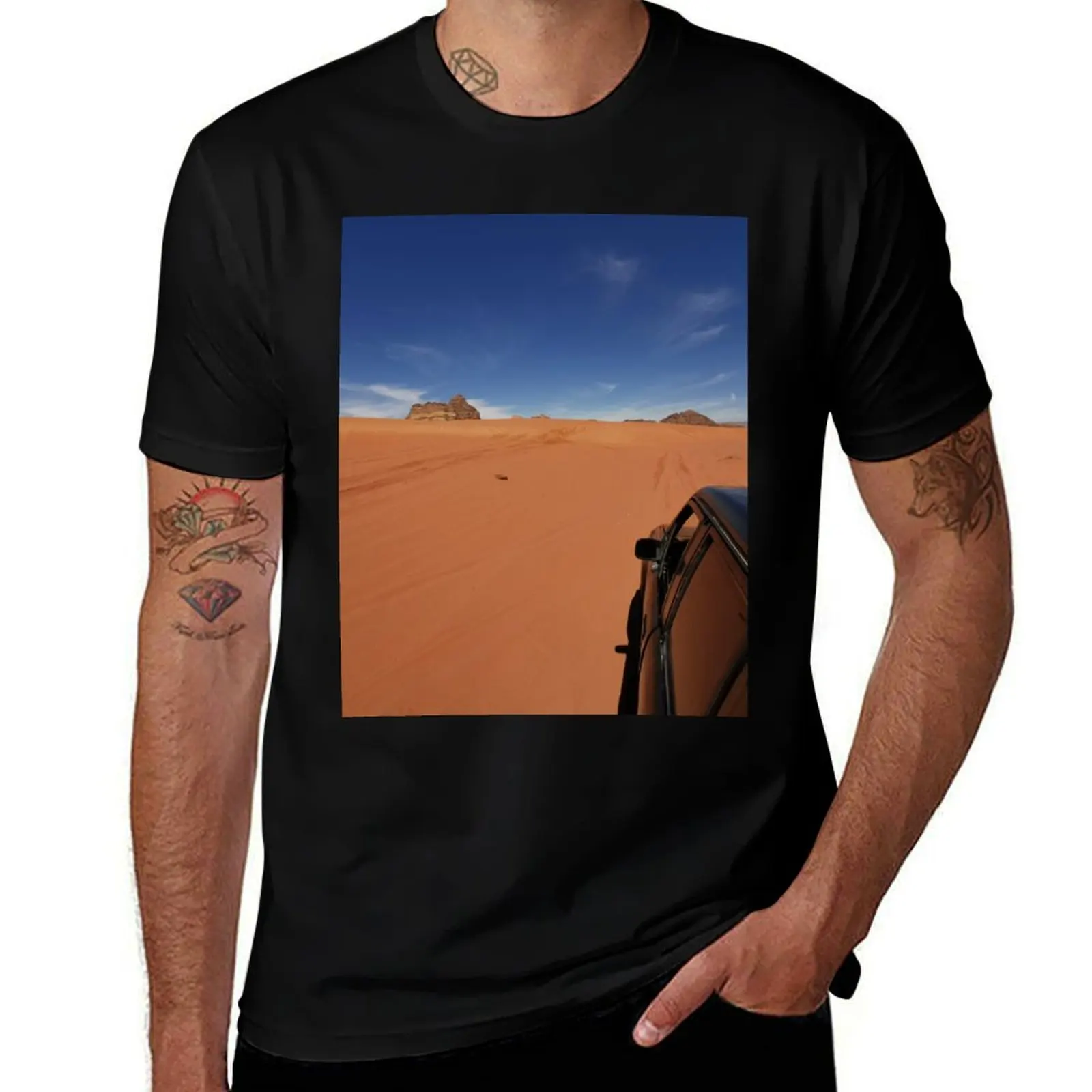

Wadi Rum T-Shirt anime for a boy tees oversized t shirt men
