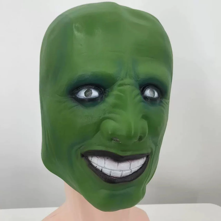 Sohn der Maske 2 Stanley Lpkiss Jim Carrey Clown Latex Halloween Lustige Gruselige Karnevalsparty Maskerade Festival Maske Requisiten