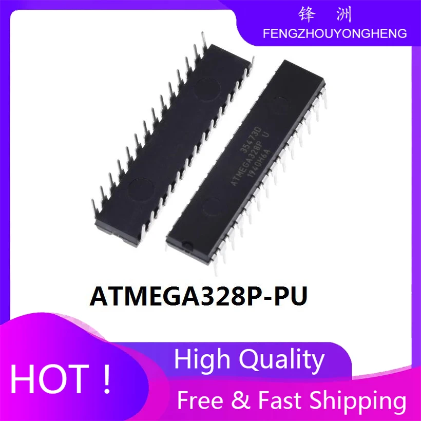Freeship 1PCS New and Original ATMEGA328P-PU 328P-PU Direct insertion of 8-bit microcontroller AVR 32K flash memory dip-28